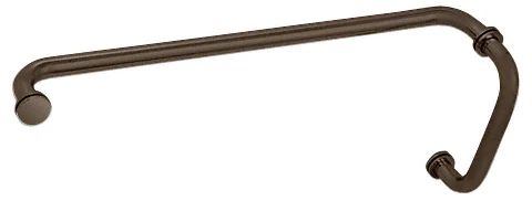 Glass Shower Door 8" Pull Handle and 22" Towel Bar Set, Oil Rubbed Bronze – CRL BM8X220RB