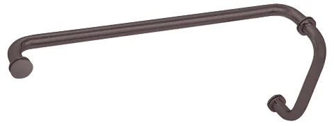 Glass Shower Door 8" Pull Handle and 24" Towel Bar Set, Oil Rubbed Bronze – CRL BM8X240RB