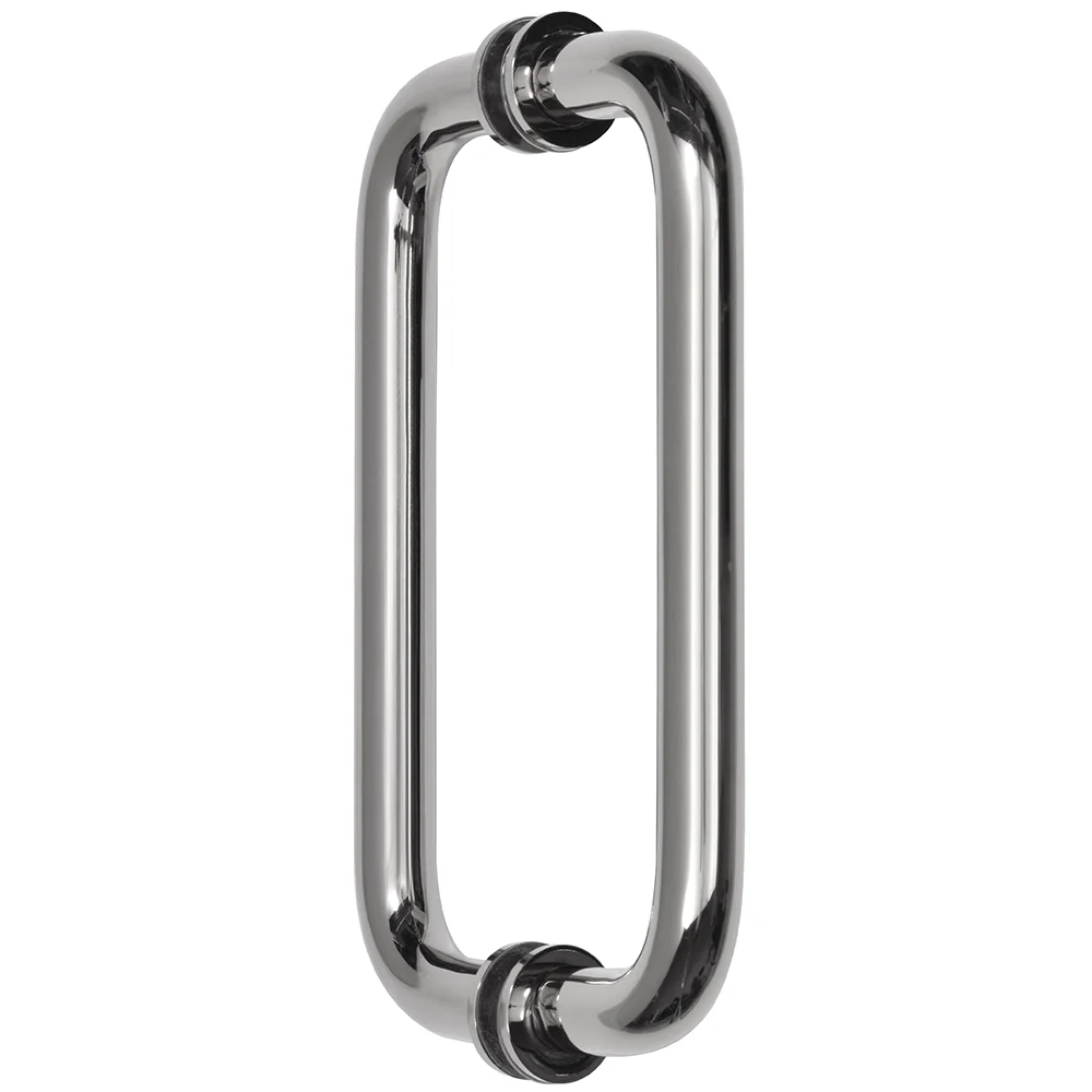 CRL BM8X8CH 8" Back-to-Back Tubular Pull Handle