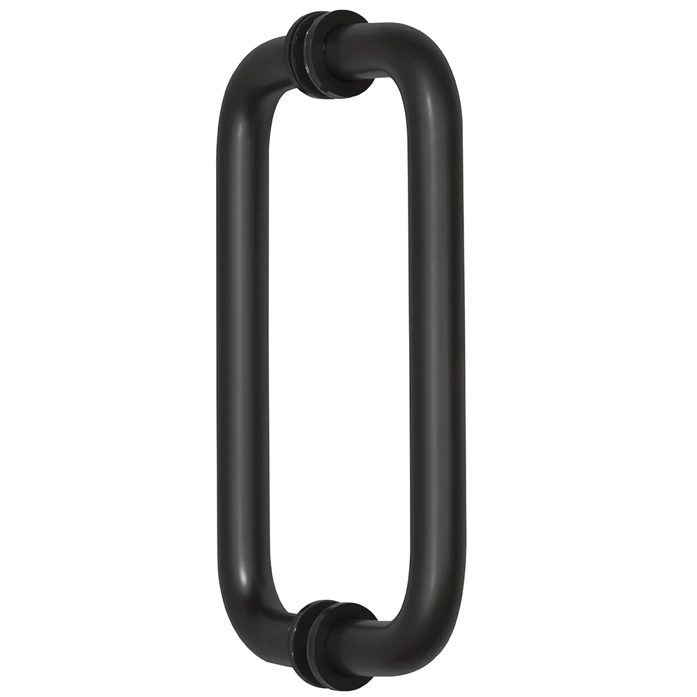 CRL 8" Back-to-Back Tubular Pull Handle, Matte Black