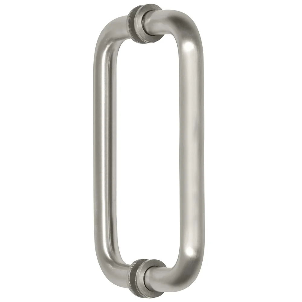 Shower Door 8" Back-to-Back Tubular Pull Handle, Satin Nickel – CRL BM8X8SN
