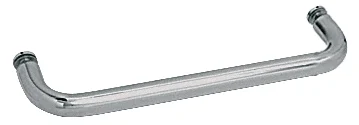 Glass Shower Door 12" Single-Sided Towel Bar Without Metal Washers, Brushed Nickel – CRL BMNW12BN