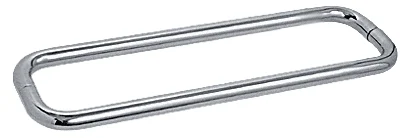 Glass Shower Door 18" Back-to-Back Towel Bar Without Metal Washers, Polished Nickel – CRL BMNW18X18PN