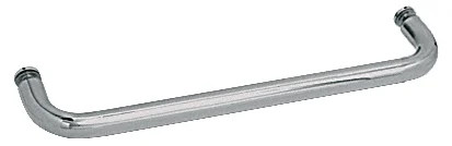 Glass Shower Door 22" or 24" Single-Sided Tubular Towel Bar (No Metal Washers), Brushed Nickel – CRL BMNW22BN