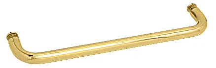 Glass Shower Door 22" or 24" Single-Sided Tubular Towel Bar (No Metal Washers), Polished Brass – CRL BMNW24BR