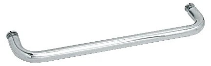 Glass Shower Door 22" or 24" Single-Sided Tubular Towel Bar (No Metal Washers), Polished Chrome – CRL BMNW24CH