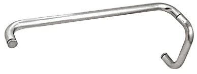 CRL BMNW6X18CH 6" Pull Handle and 18" Towel Bar Set (No Metal Washers)
