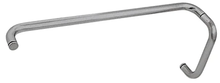 Glass Shower Door 8" Pull Handle and 24" Towel Bar Set, Brushed Nickel – CRL BMNW8X24BN
