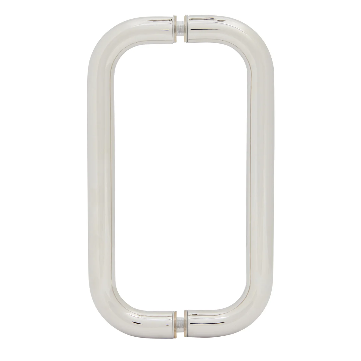 CRL BMNW8X8CH 8" Back-to-Back Tubular Pull Handle, No Metal Washers