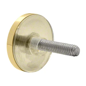 Shower Door Handle Part: BM Handle Washer and Stud Replacement Set, Polished Brass – CRL BMSKBR
