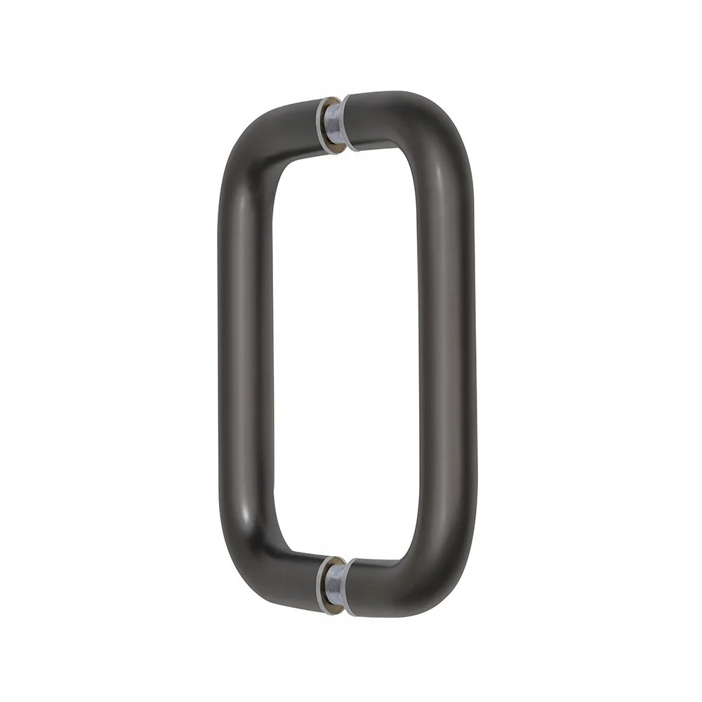 Shower Door 6" Back-to-Back Solid Brass Pull Handle (No Washers), Oil Rubbed Bronze – CRL BPD60RB