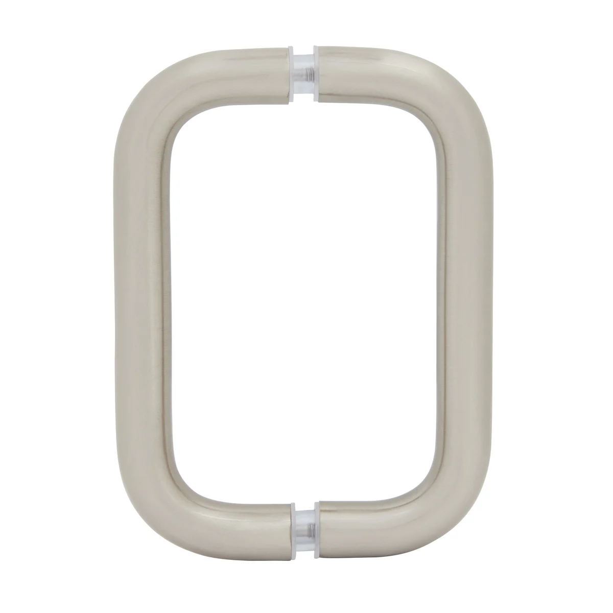 Shower Door 6" Back-to-Back Solid Brass Pull Handle (No Washers), Brushed Nickel – CRL BPD6BN