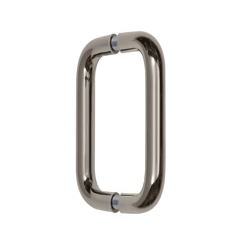Shower Door 6" Back-to-Back Solid Brass Pull Handle (No Washers), Polished Nickel – CRL BPD6PN