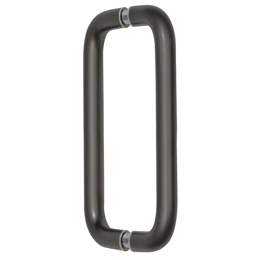 Shower Door 8" Back-to-Back Solid Pull Handle, No Metal Washers, Oil Rubbed Bronze – CRL BPD80RB