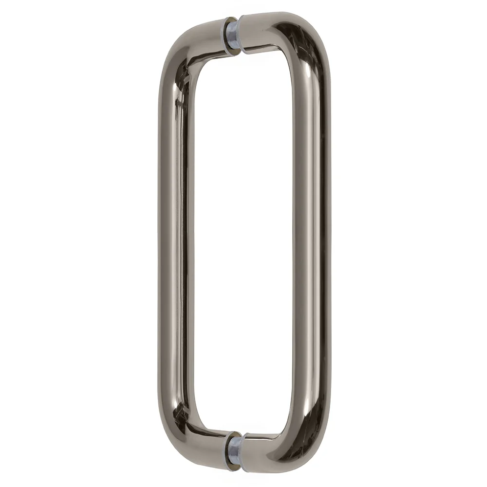 Shower Door 8" Back-to-Back Solid Pull Handle, No Metal Washers, Polished Nickel – CRL BPD8PN