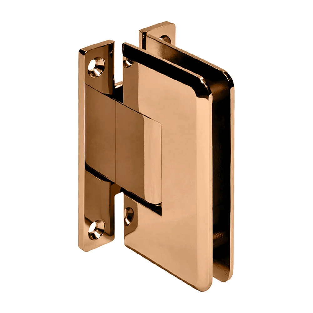 Shower Door Hinge: Cologne 037 Wall Mount, H Back Plate, Rose Gold – CRL C0L037RG