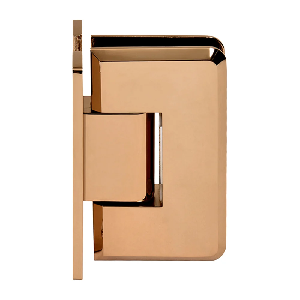 Shower Door Hinge: Cologne 037 Wall Mount, H Back Plate, Rose Gold – CRL C0L037RG, photo 2