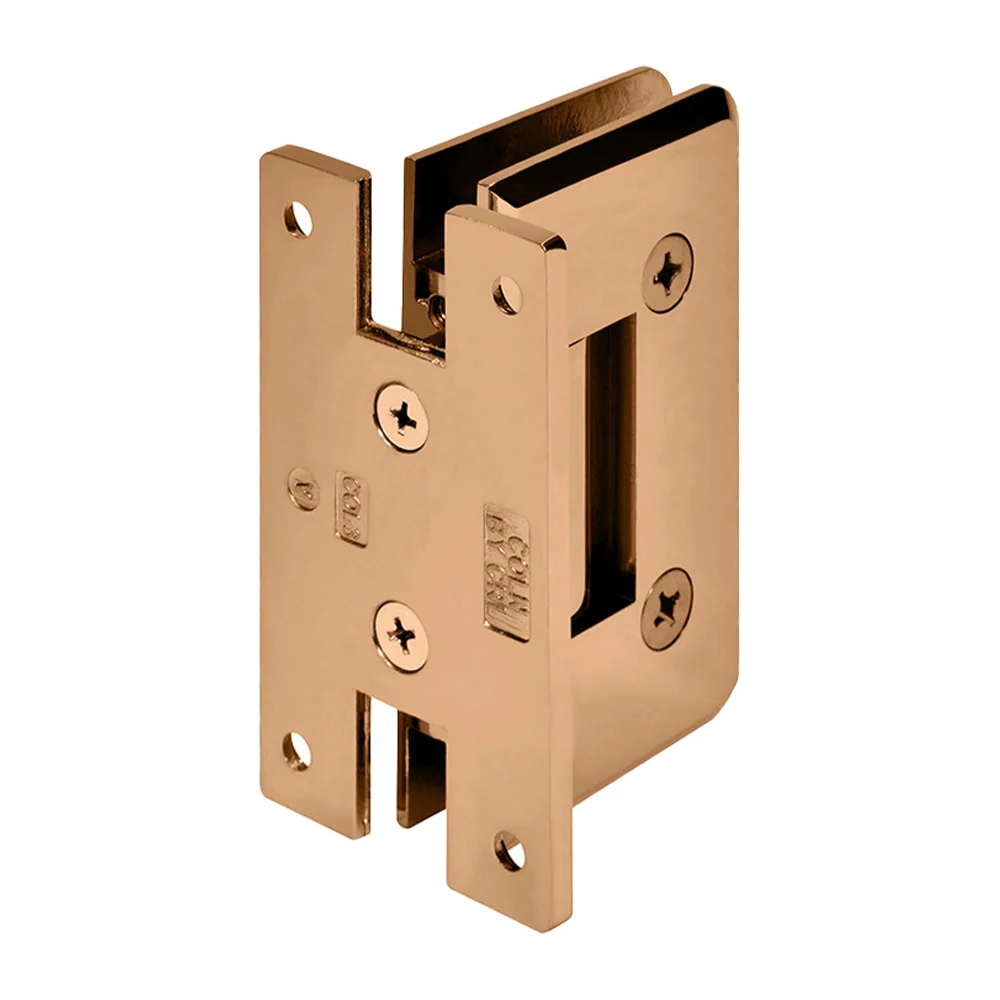 Shower Door Hinge: Cologne 037 Wall Mount, H Back Plate, Rose Gold – CRL C0L037RG, photo 3