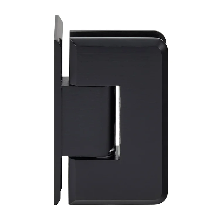 CRL Shower Door Hinge – Cologne 044 Wall Mount, Offset Back Plate, Oil Rubbed Bronze