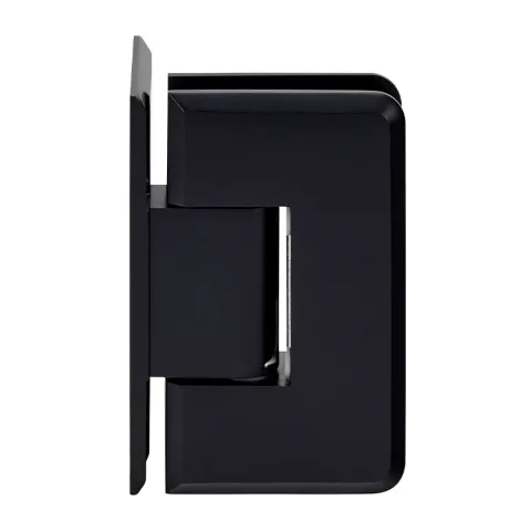 CRL Shower Door Hinge – Cologne 044 Wall Mount, Offset Back Plate, Matte Black