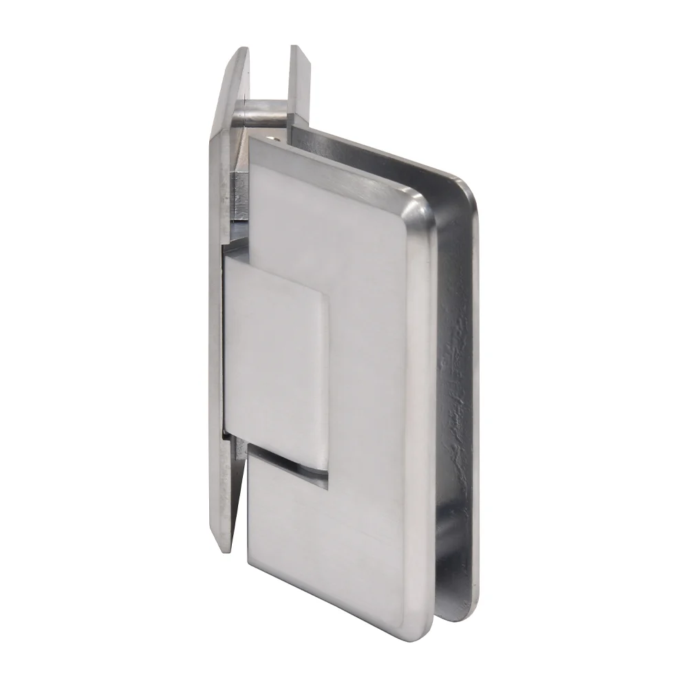 Glass to Glass Shower Door Hinge 135°: Cologne 045, Brushed Chrome – CRL C0L045BCH, photo 2