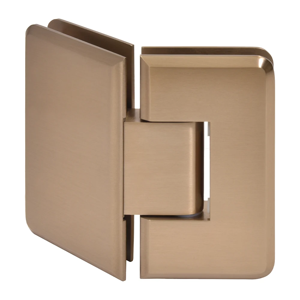 Glass to Glass Shower Door Hinge 135°: Cologne 045, Dark Brushed Bronze – CRL C0L045DBBZ