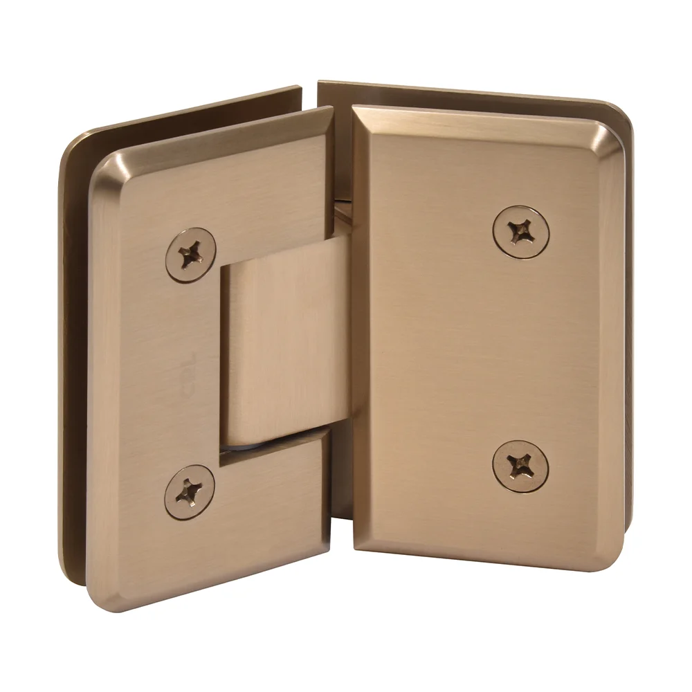 Glass to Glass Shower Door Hinge 135°: Cologne 045, Dark Brushed Bronze – CRL C0L045DBBZ, photo 3