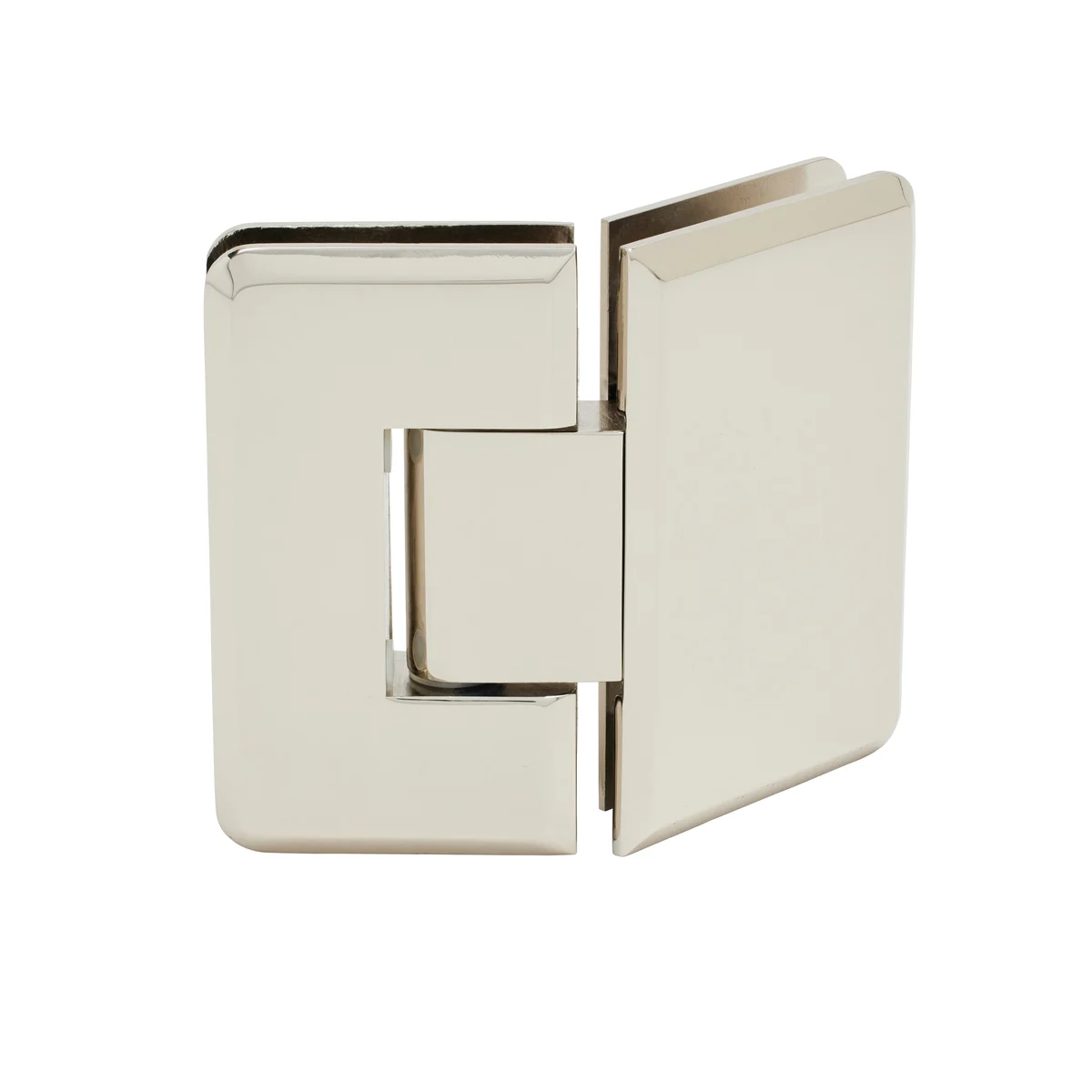 Glass to Glass Shower Door Hinge 135°: Cologne 045, Polished Nickel – CRL C0L045PN