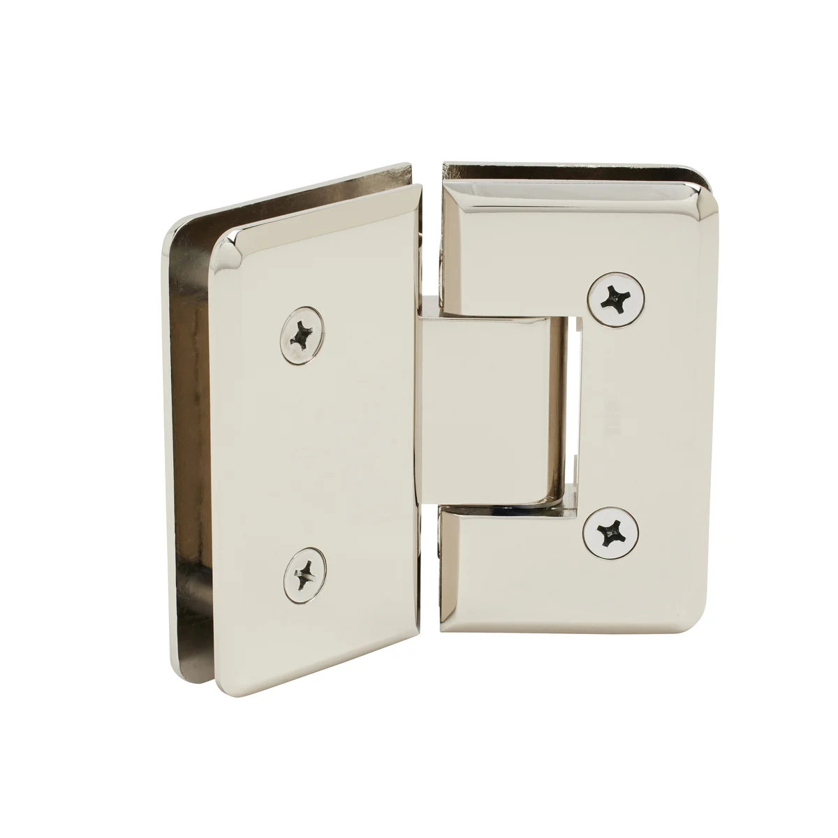 Glass to Glass Shower Door Hinge 135°: Cologne 045, Polished Nickel – CRL C0L045PN, photo 3