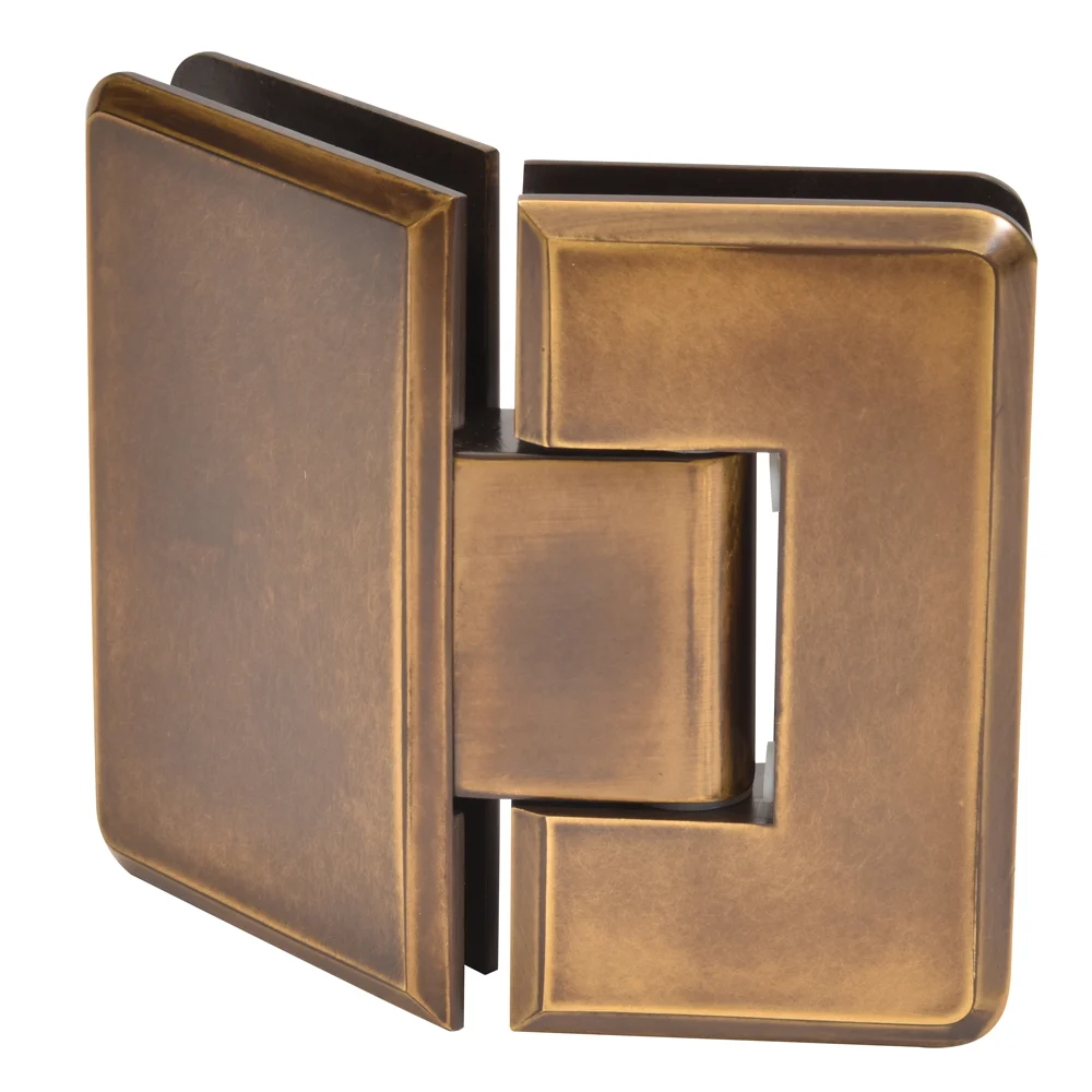 Glass to Glass Shower Door Hinge 135°: Cologne 045, Vintage Brass – CRL C0L045VBR