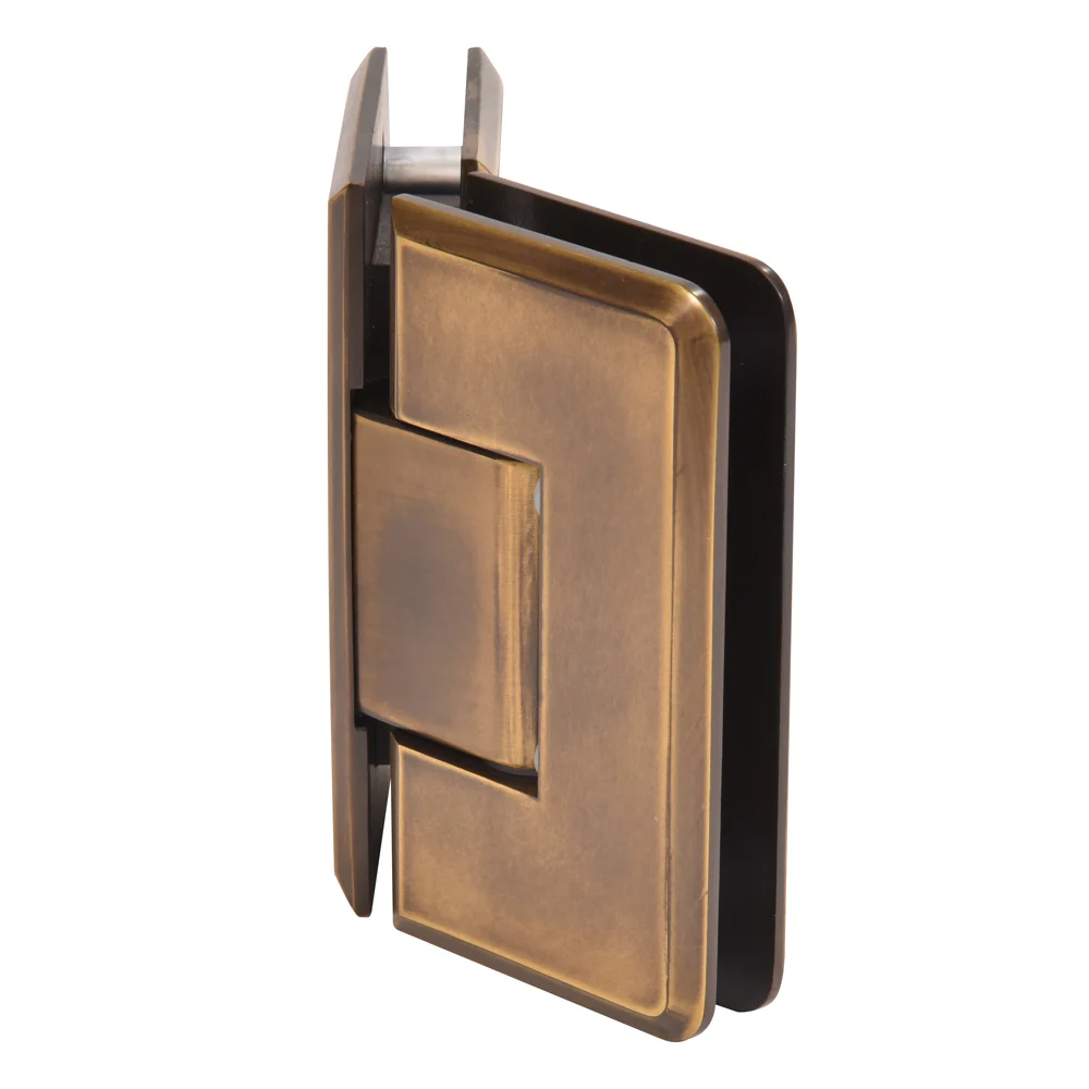 Glass to Glass Shower Door Hinge 135°: Cologne 045, Vintage Brass – CRL C0L045VBR, photo 2