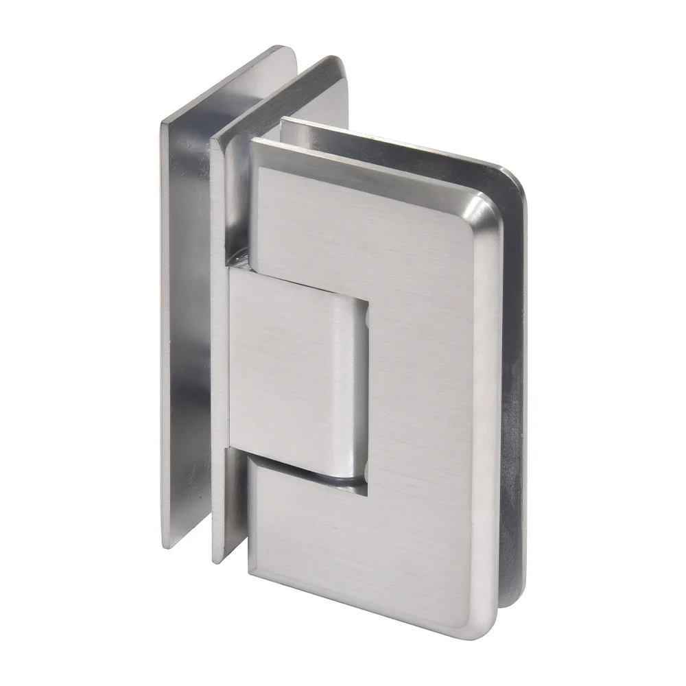 Glass to Glass Shower Door Hinge 90°: Cologne 092, Brushed Chrome – CRL C0L092BCH
