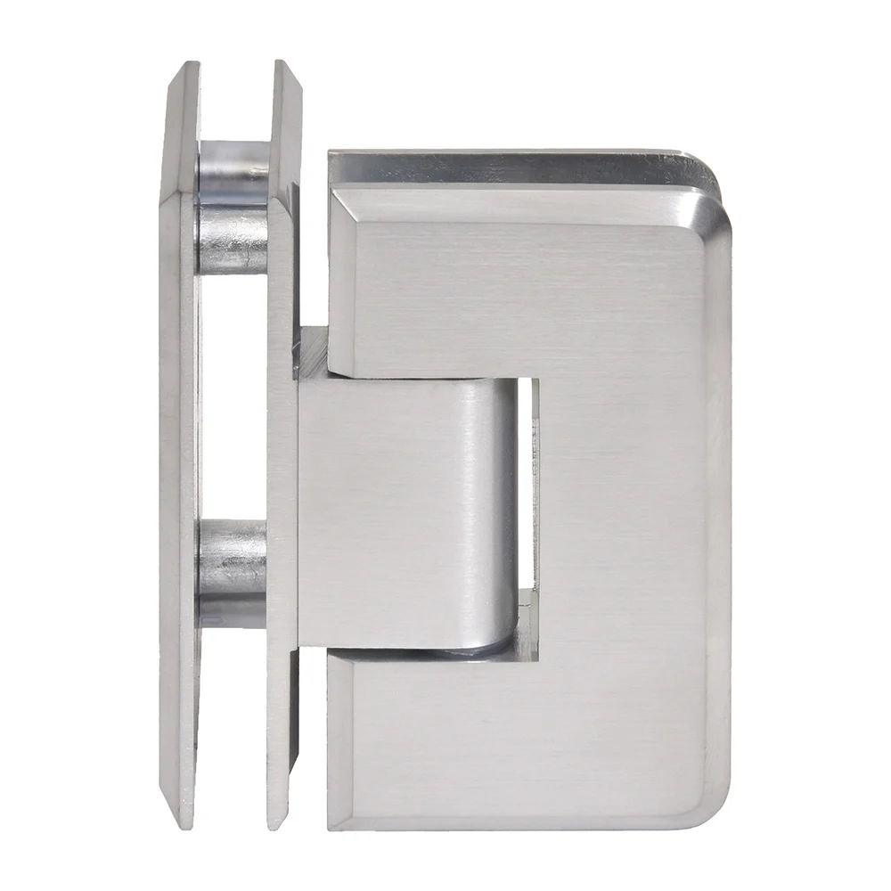 Glass to Glass Shower Door Hinge 90°: Cologne 092, Brushed Chrome – CRL C0L092BCH, photo 2