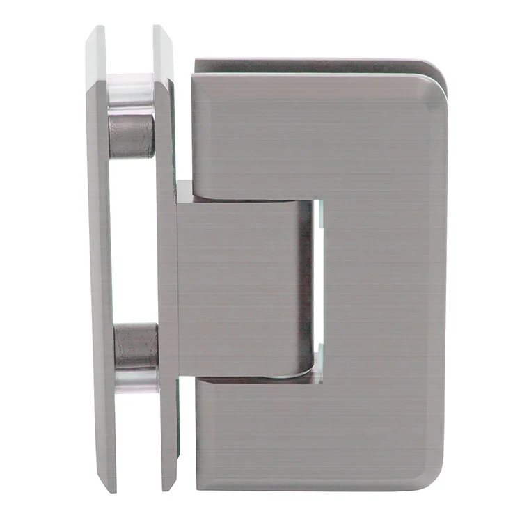 Glass to Glass Shower Door Hinge 90°: Cologne 092, Brushed Nickel – CRL C0L092BN