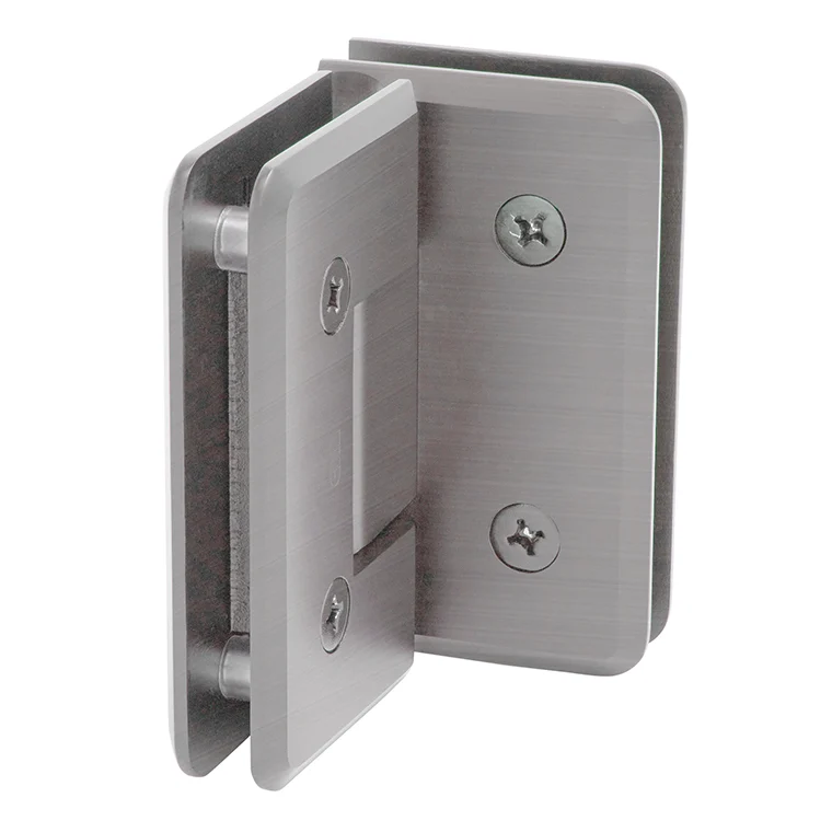 Glass to Glass Shower Door Hinge 90°: Cologne 092, Brushed Nickel – CRL C0L092BN, photo 3