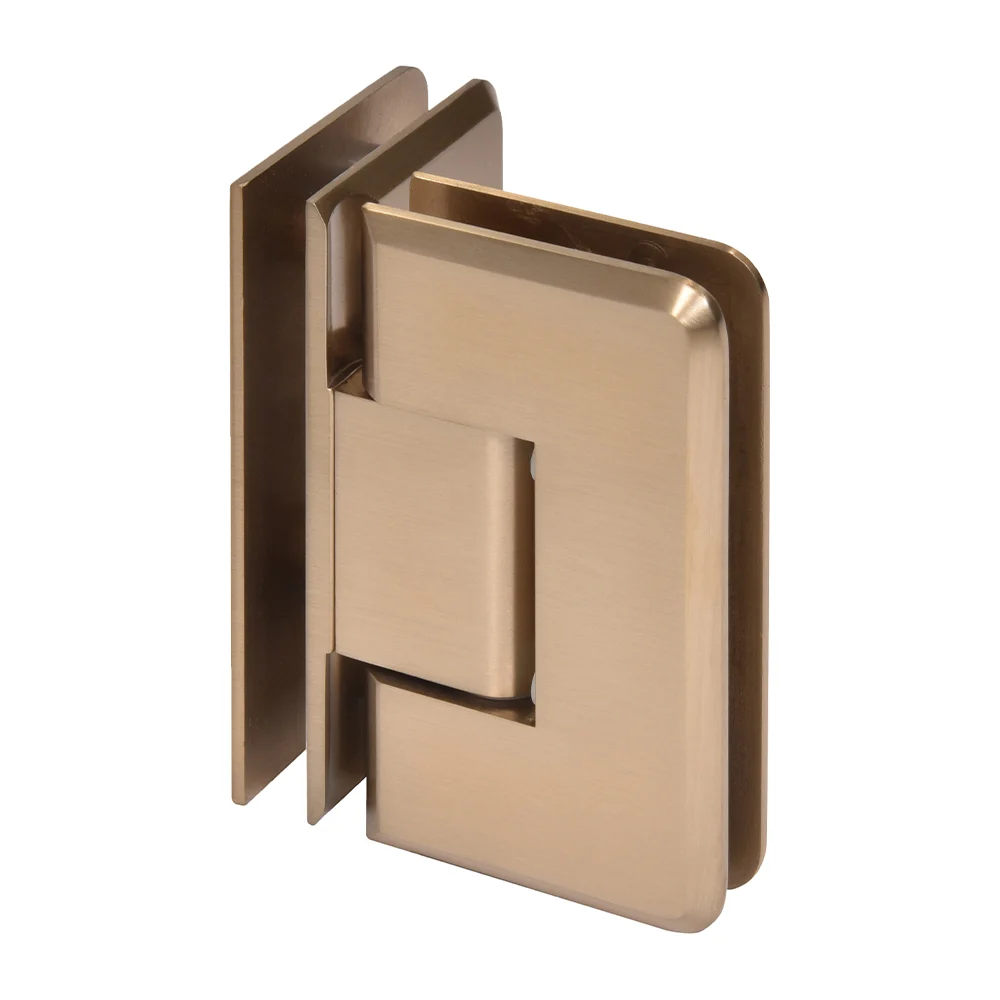 Glass to Glass Shower Door Hinge 90°: Cologne 092, Dark Brushed Bronze – CRL C0L092DBBZ