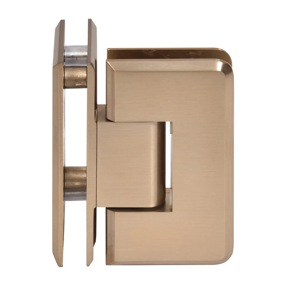Glass to Glass Shower Door Hinge 90°: Cologne 092, Dark Brushed Bronze – CRL C0L092DBBZ, photo 2