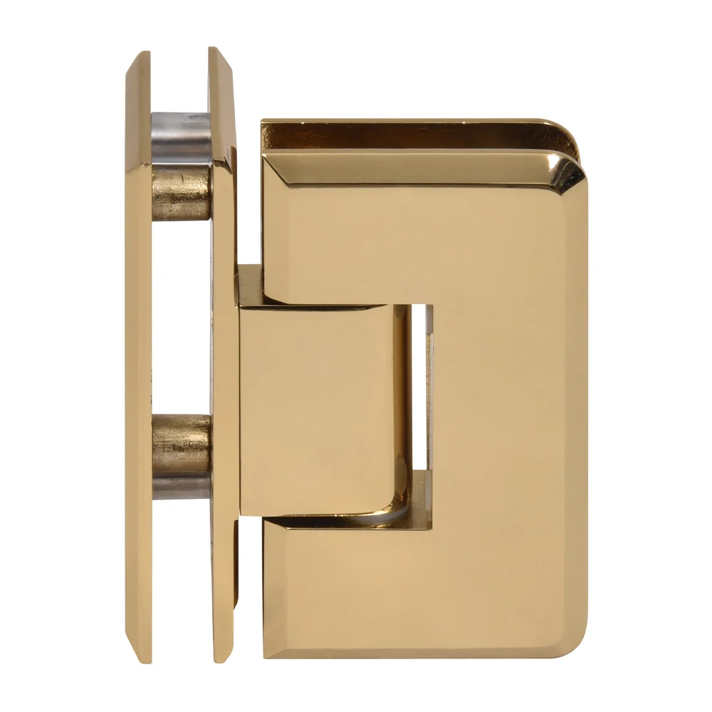 Glass to Glass Shower Door Hinge 90°: Cologne 092, French Gold – CRL C0L092FG, photo 2