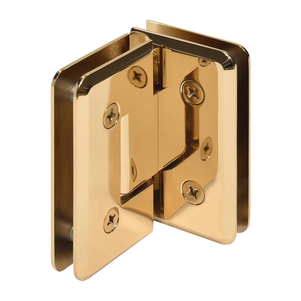 Glass to Glass Shower Door Hinge 90°: Cologne 092, French Gold – CRL C0L092FG, photo 3