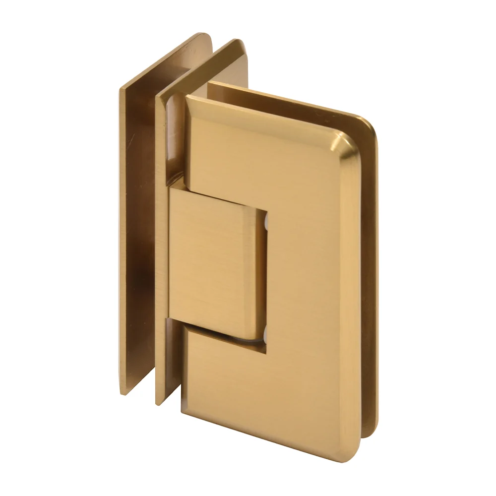 Glass to Glass Shower Door Hinge 90°: Cologne 092, Modern Gold – CRL C0L092MG