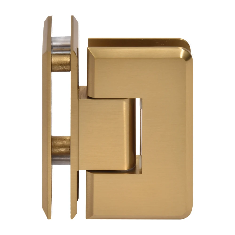 Glass to Glass Shower Door Hinge 90°: Cologne 092, Modern Gold – CRL C0L092MG, photo 2