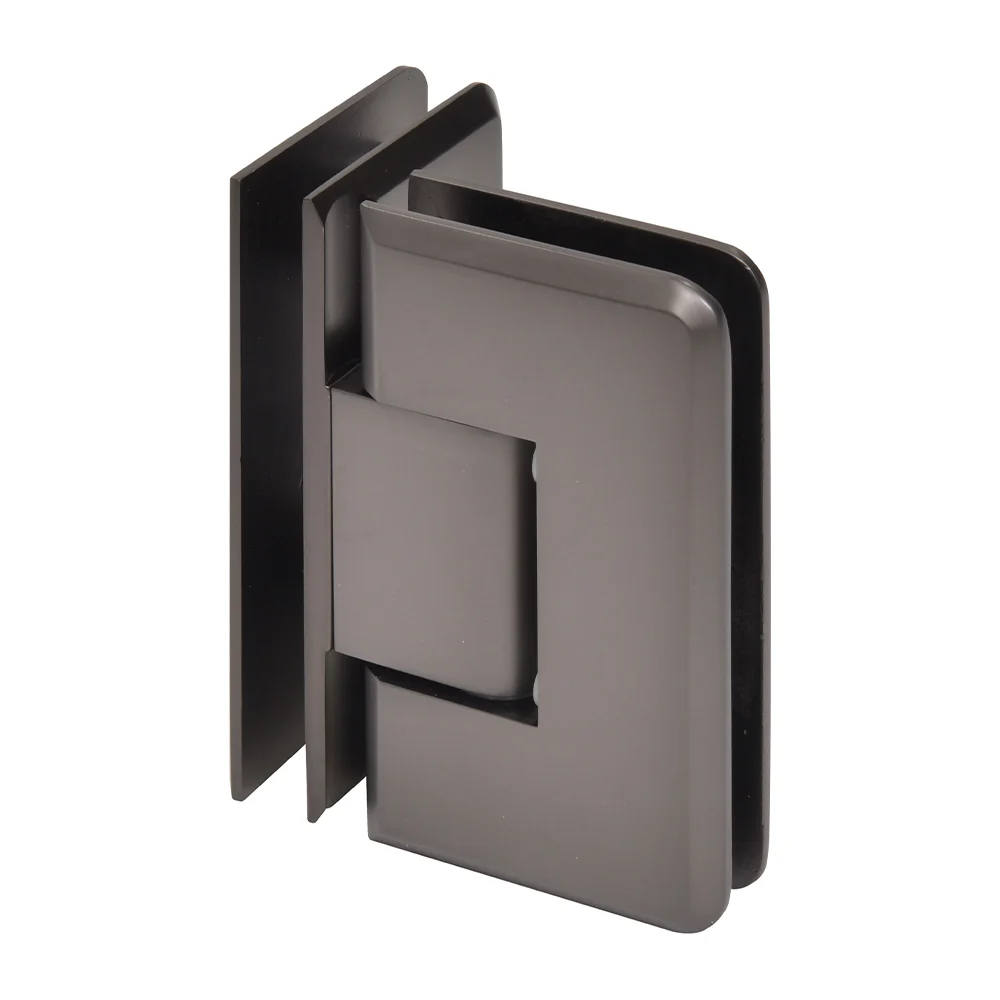 Glass to Glass Shower Door Hinge 90°: Cologne 092, Matte Gun Metal – CRL C0L092MGM