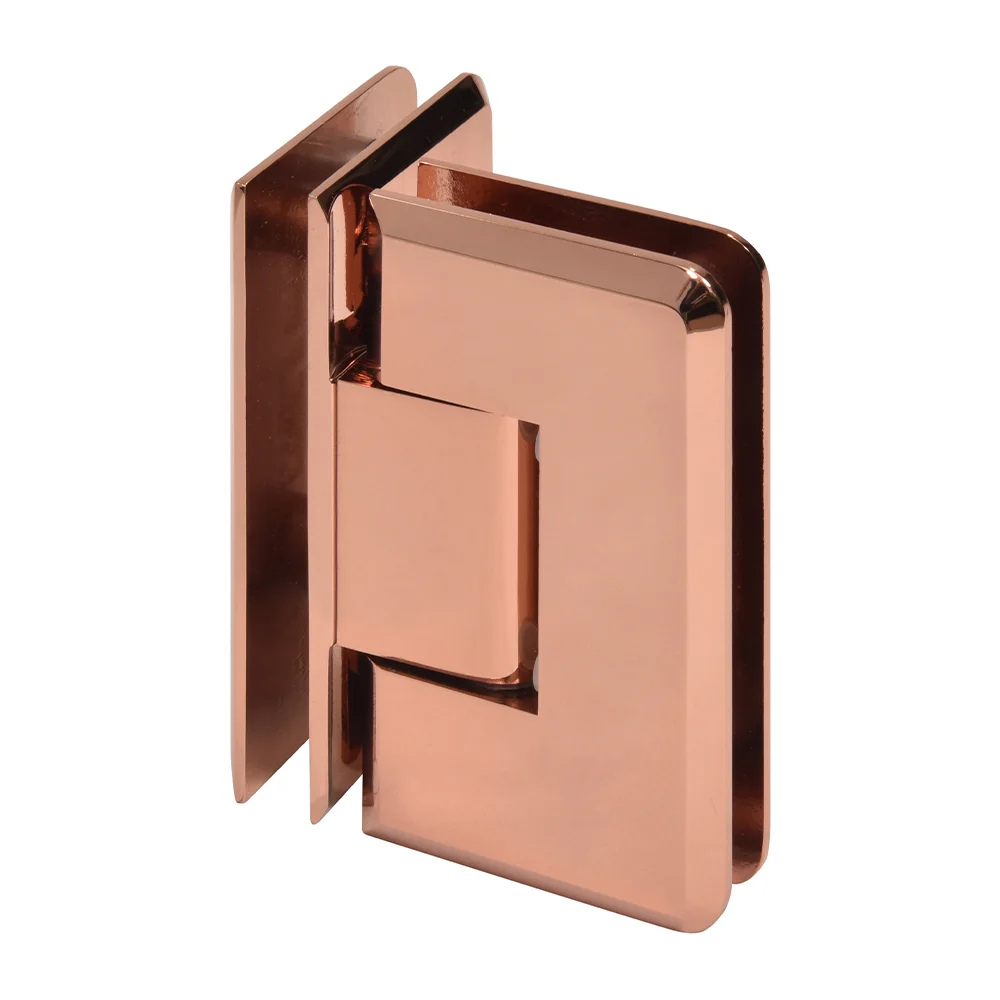 Glass to Glass Shower Door Hinge 90°: Cologne 092, Rose Gold – CRL C0L092RG