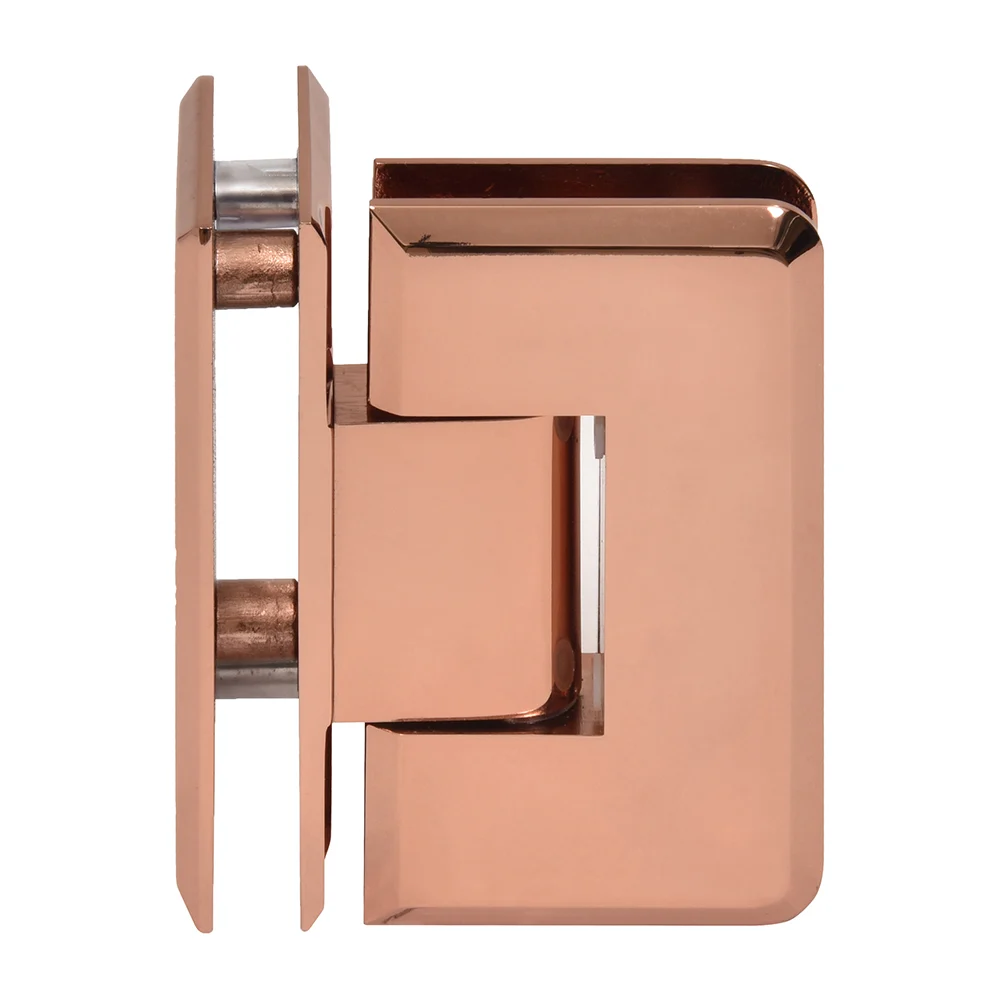 Glass to Glass Shower Door Hinge 90°: Cologne 092, Rose Gold – CRL C0L092RG, photo 2