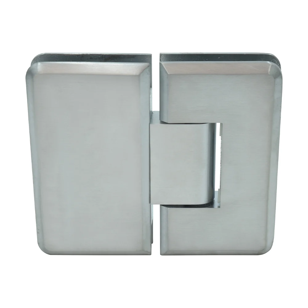Glass to Glass Shower Door Hinge 180°: Cologne 180, Brushed Chrome – CRL C0L180BCH, photo 2