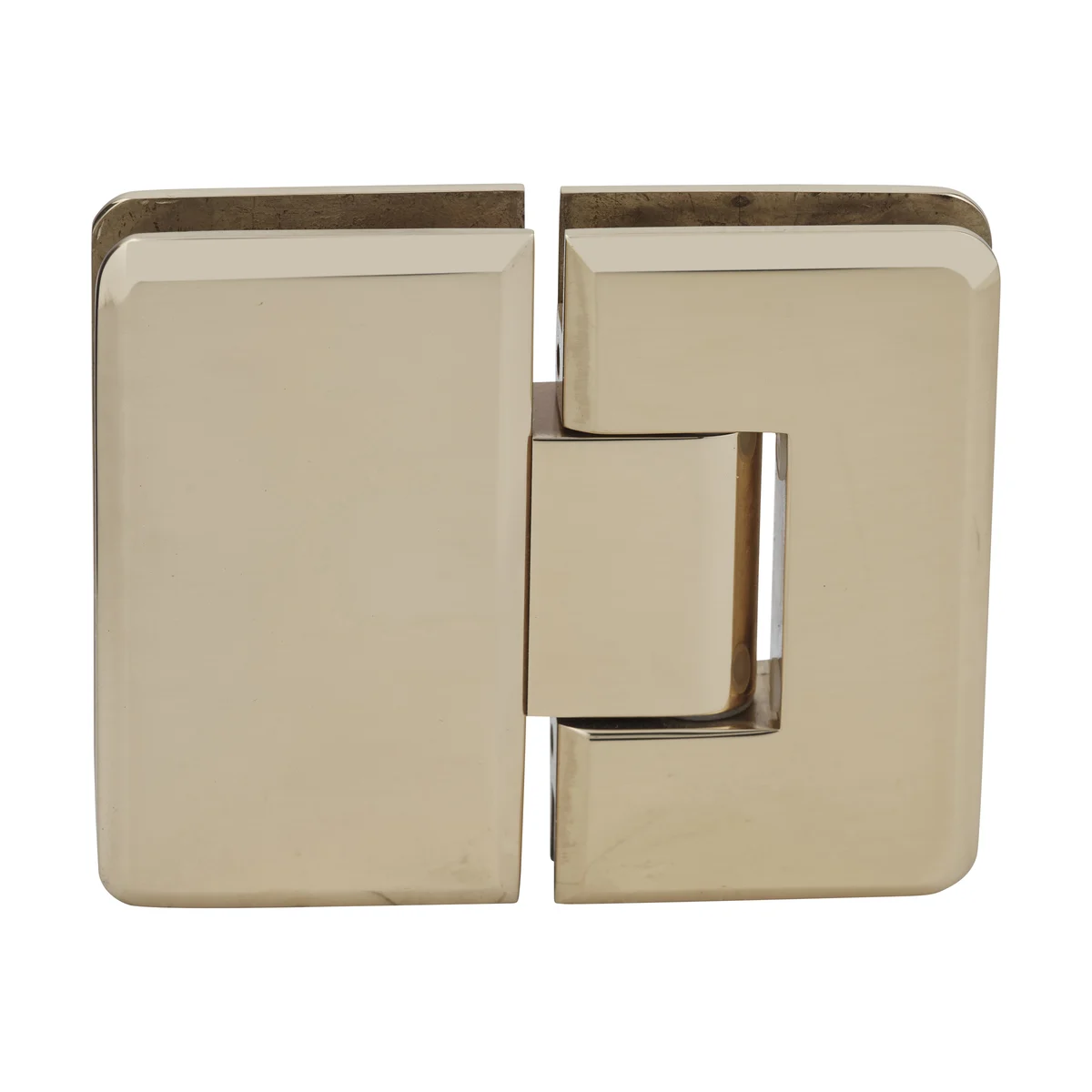 Glass to Glass Shower Door Hinge 180°: Cologne 180, Polished Brass – CRL C0L180BR