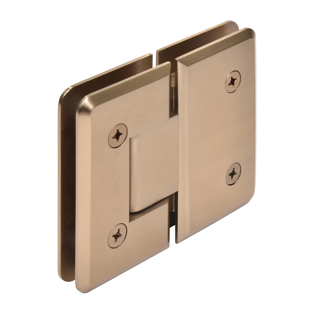 Glass to Glass Shower Door Hinge 180°: Cologne 180, Dark Brushed Bronze – CRL C0L180DBBZ, photo 3
