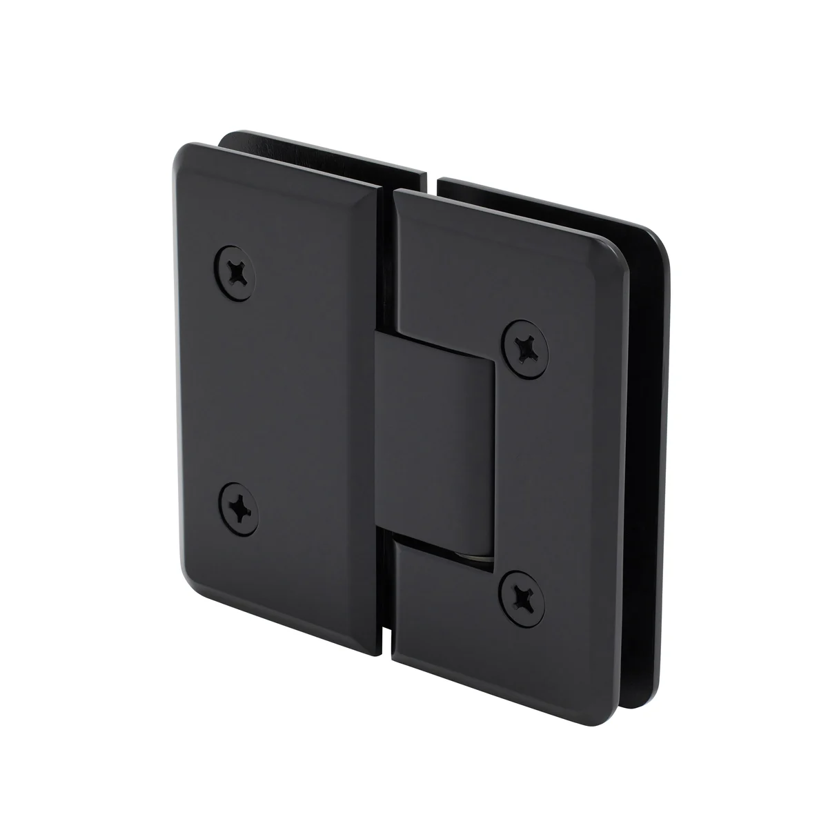 Glass to Glass Shower Door Hinge 180°: Cologne 180, Matte Black – CRL C0L180MBL, photo 3