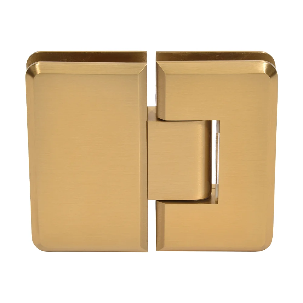 Glass to Glass Shower Door Hinge 180°: Cologne 180, Modern Gold – CRL C0L180MG, photo 2