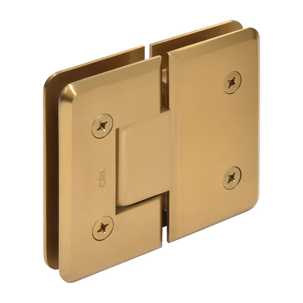 Glass to Glass Shower Door Hinge 180°: Cologne 180, Modern Gold – CRL C0L180MG, photo 3